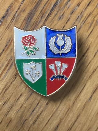 British Lions Badge.  Vintage Rare Enamel Badge 1980’s