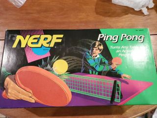 1992 Nerf Ping Pong Vintage Parker Brothers