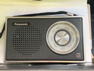 Vintage Panasonic Radio Model R1241 Black - C.  1970s R - 1241 Am @e