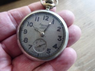 Quality Vintage Ingersoll Junior Radiolite Pocket Watch