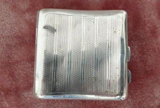 Vintage Hallmarked Silver Cigarette Case 2