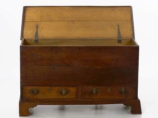 ANTIQUE BLANKET CHEST | English George III Oak Chest of Drawers | 18th Century 3