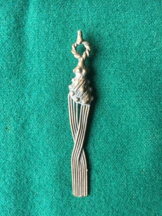 Vintage African Akan Gold Weight - Intricate Wire Design