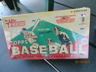2004 Topps Heritage Major League Baseball Cards 24 Packs Gum Real One