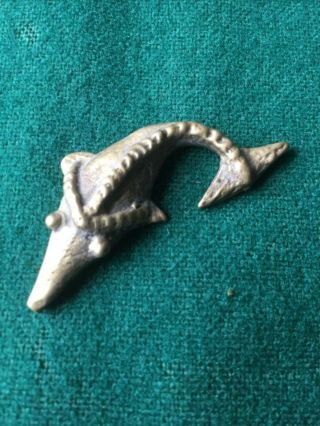 Vintage African Akan Gold Weight - Fish 3