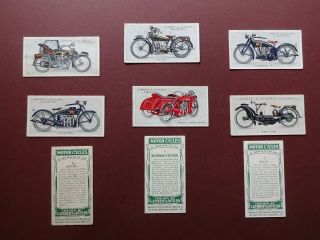Motor Cycles Issued 1923 By L & Butler Set 50