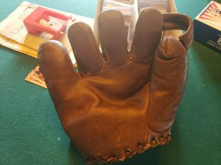 Vintage Pee Wee Reese Denkert Baseball Glove Model Cs95 Rh Rare Left Handed