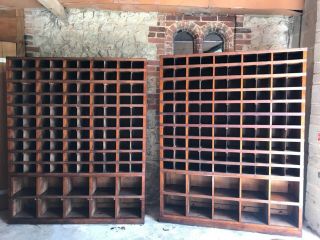 Antique Haberdashery Oak Shopfitter’s Display Unit Cabinet