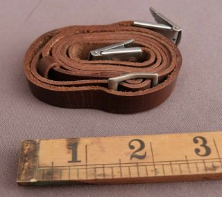 Vintage Rolleiflex Leather Neck Strap In