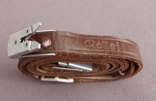 Vintage Rolleiflex leather neck strap in 2