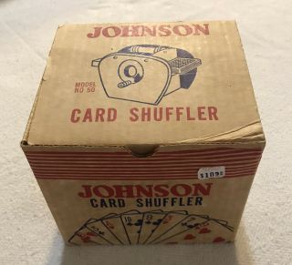 Vintage Nestor Johnson Card Shuffler,  1950 