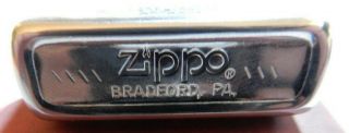 Vintage 1984 Brushed Metal Zippo Lighter - - US Marine Corp Naval Attache 3
