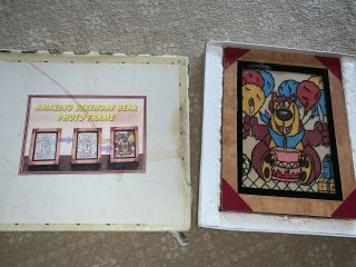 Vintage Magic Tricks - Birthday Bear Card Frame - Kids Show Magic