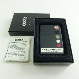 Zippo Lighter Lucky Strike Circles Nos Promotional 2008 Limited Edition