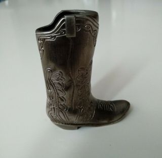 Marlboro cowboy boot metal lighter case - rare & collectible 3