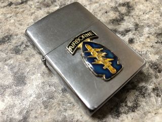 Zippo United States Army Special Forces Airborne Ranger Lighter Rare Vintage Xi