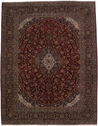 Rare Size Vintage Extra - Large 11x14 Wool Handmade Area Rug Oriental Home Carpet