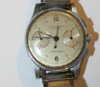 Universal Geneve Uni - Compax Chronograph Cal 285 Vintage Wrist Watch
