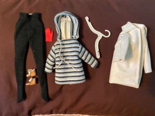 Vintage 1960’s Mattel Barbie Doll 975 Winter Holiday Outfit 3 Day