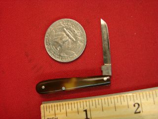 Miniature Vintage Horh Jack Jack Knife Joseph Rodgers? Tiny Knife 815d