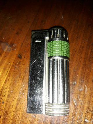 Vintage Imco Triplex Lighter Made In Austria Rare Green