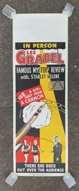 Lee Grabel Vintage Magic Poster Circa 1950’s