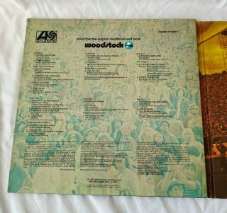 Vintage 1970 Woodstock - Music From The Soundtrack And More,  3 - LP Set 2