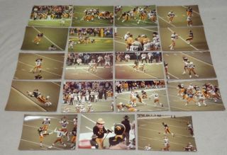 19 Vintage 1987 U Of Iowa Vs Purdue Football Game 4 " X 6 " Color Photos