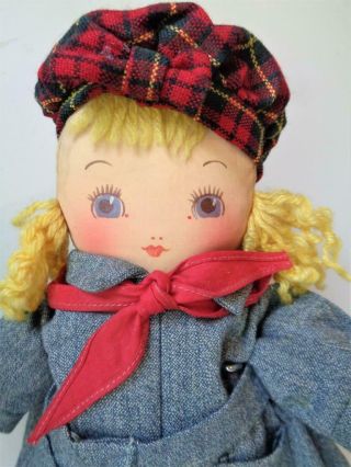 Vintage 1930s - 40s Girl Scout Guide Brownie Doll CLOTH Georgene Averill Mollyes 3