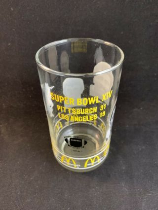 Vintage 1979 Pittsburgh Steelers Bowl Xiv Mcdonald 