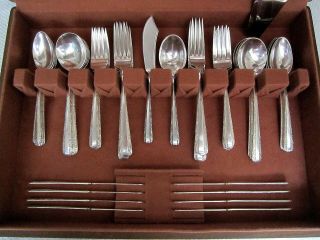Candlelight by Towle Sterling Silver Flatware Service for 8 Set 51 pc No Mono ' s 3