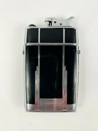 Vintage Art Deco Evans Trig - A - Lite Cigarette Case & Lighter