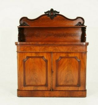 Antique Walnut Sideboard,  Walnut Chiffonier,  Scotland 1870,  B1409