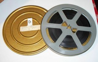 D Vintage 8mm Home Movies - Big Reel - 7 Inches Across