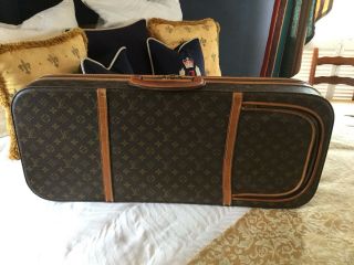 Antique Vintage Louis Vuitton Monogram Tennis Trunk Case Travel Bag
