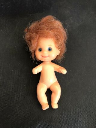 Vintage 1973 Mattel Sunshine Family Baby Doll Baby Sweets Red Hair