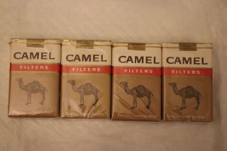 Vintage Camel Filters Cigarette Packs - Display Only - Empty