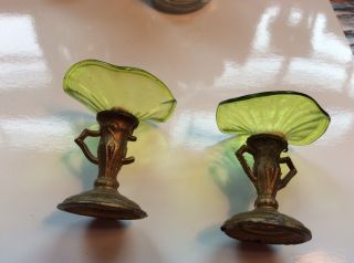 Antique Miniature Oil Lamps,  Candlesticks And Glass Vases 3