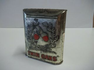 Vintage Twin Oaks Tobacco Tin 3