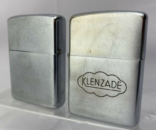 2 - Vintage Zippo Lighters Pat 2517191,  1965 & 1967