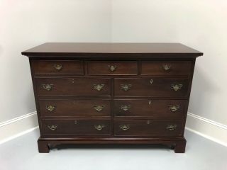 CRAFTIQUE Solid Mahogany Chippendale Style Nine Drawer Dresser 2