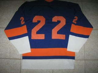 Vintage 22 Mike Bossy York Islanders Off.  Lic.  Ccm Jersey,  Size Men 