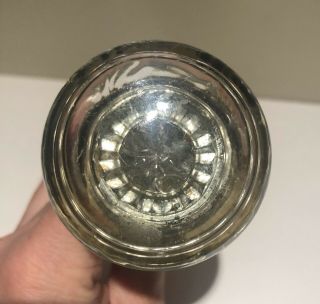 Pair Vintage Crystal Round Glass Door Knobs Reclaimed Salvage