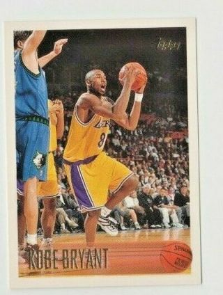 1996 - 97 Topps 138 Kobe Bryant Rookie