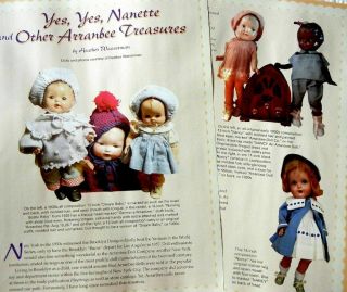 9p History Article,  Pics - Vtg Arranbee Dolls - Debu 