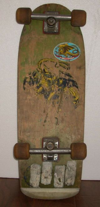 Vintage 1970 - 80 ' s Powell Peralta Steve Caballero Dragon Bearing 6 Ply Skateboard 2