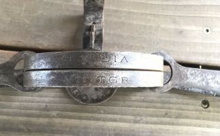 Vintage Victor 2 With “victor” Stamped In Jaws Double Long Spring Trap Newhouse