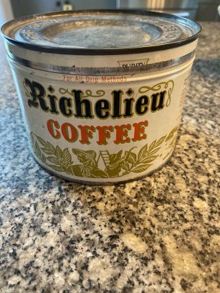 Vintage Tin Richelieu Coffee