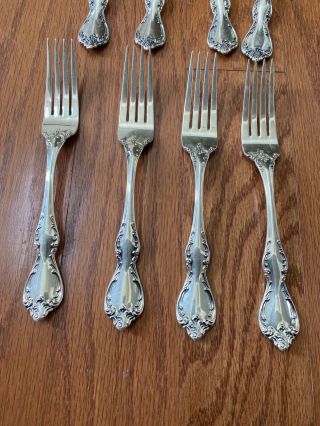 Towle Debussy 1959 Vintage Sterling Silver Flatware 38 Piece Set Service for 8 2
