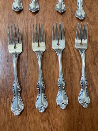 Towle Debussy 1959 Vintage Sterling Silver Flatware 38 Piece Set Service for 8 3